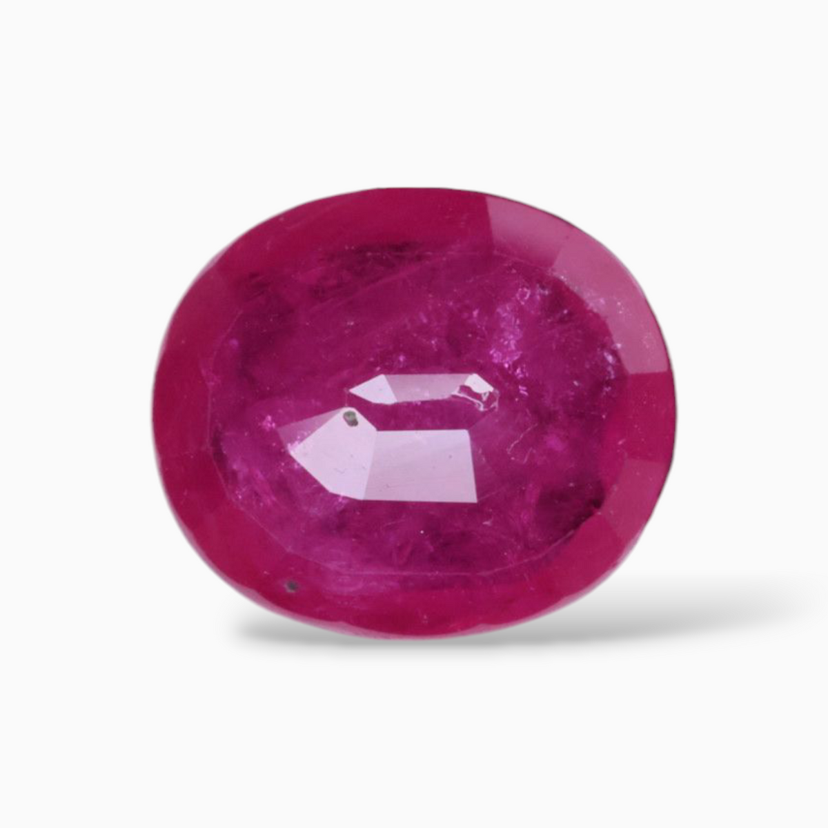 Natural Rubies Gemstone In Oval Shape 3.28 Carats 9.6x8.3mm Size