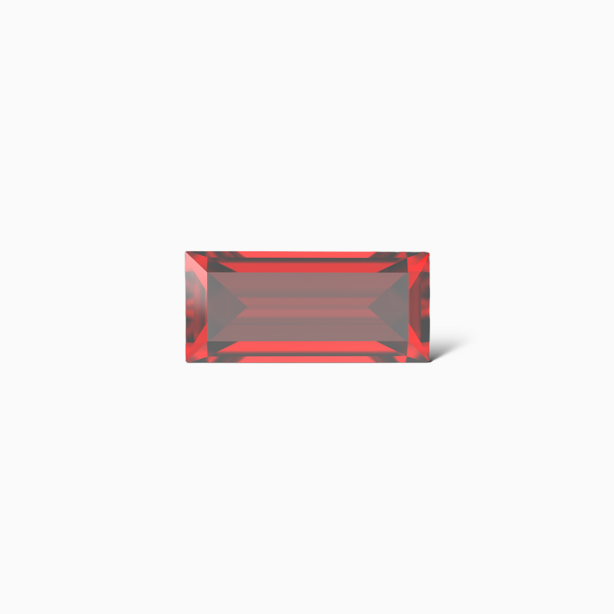Natural Ruby Baguette 5X2.5 mm 0.35 Carats From Mozambique