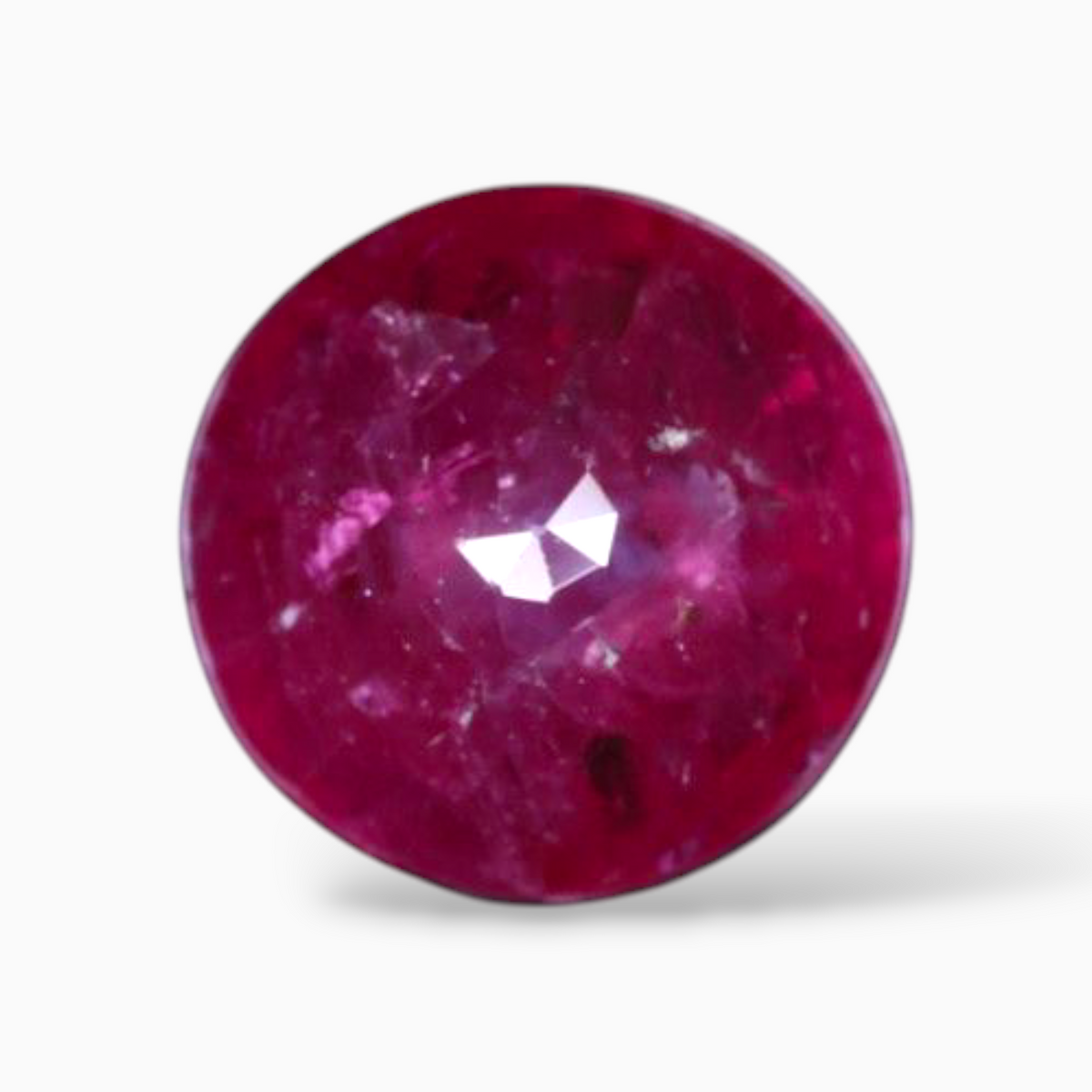 Natural Ruby For Sale In Round Shape 1.26 Carats 6.2mm Size