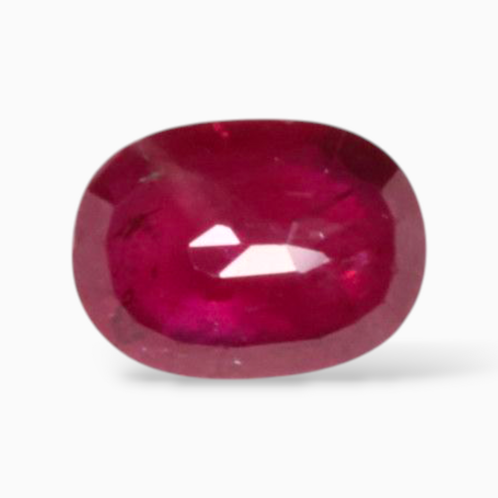 Natural Ruby Gemstone In Oval Shape 1.41 Carats 8x5.9mm Size