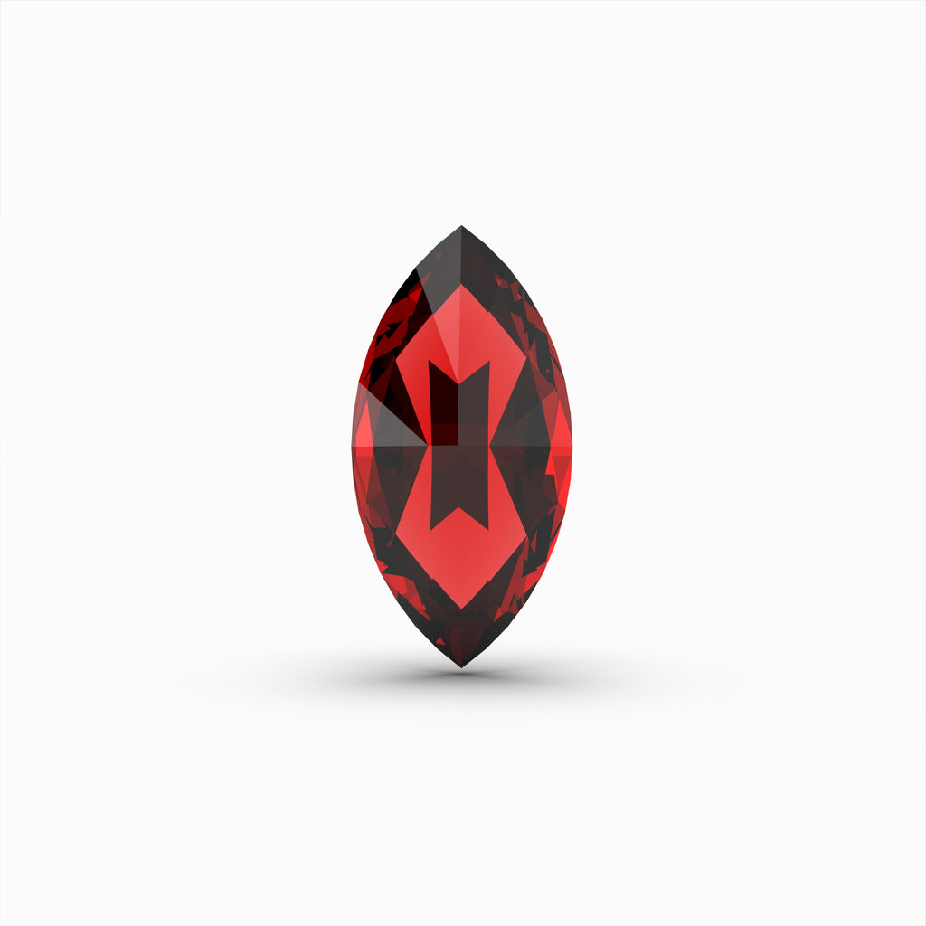 Natural Ruby Marquise Cut 3x1.5mm, 0.05 Carat from Mozambique Deep Red