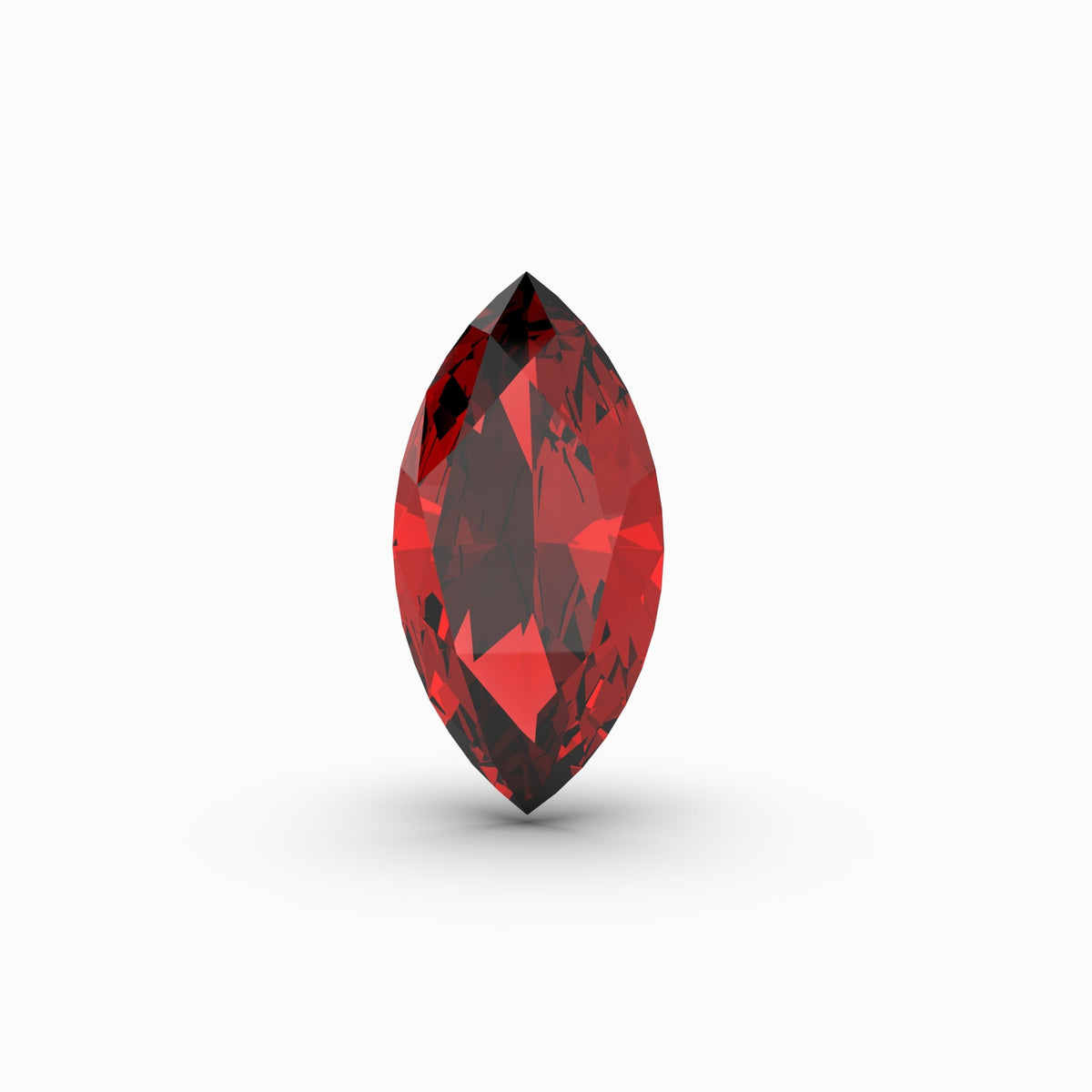 Natural Ruby Marquise Cut 3x1.5mm, 0.05 Carat from Mozambique Deep Red