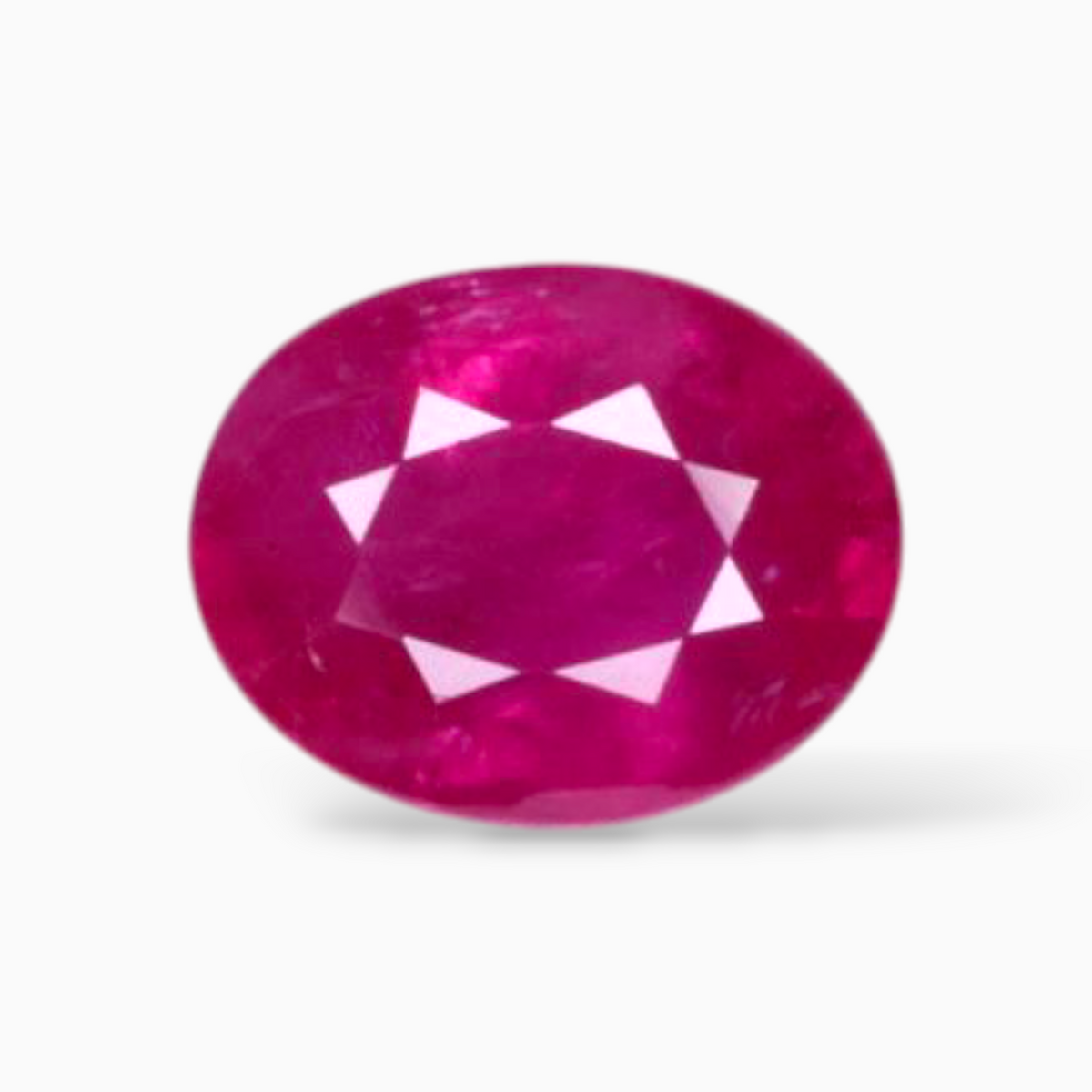 Natural Ruby Mozambique For Sale In Oval Shape 1.07 Carats 7x5.5mm Size