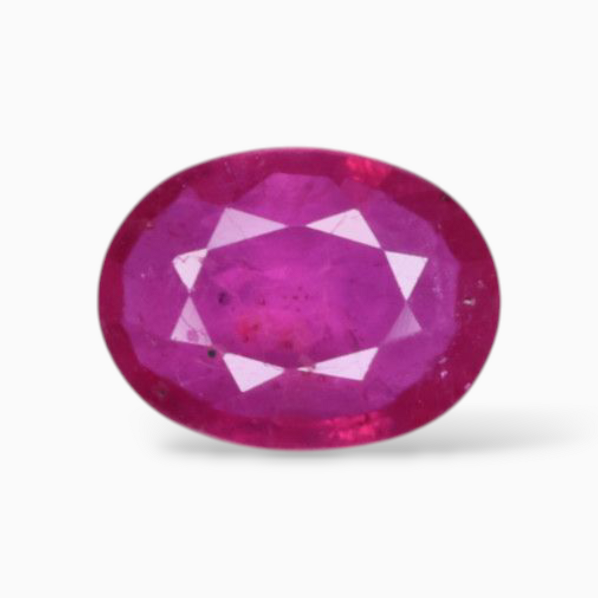 Natural Ruby Mozambique For Sale In Oval Shape 1.11 Carats 8.1x6.2mm Size