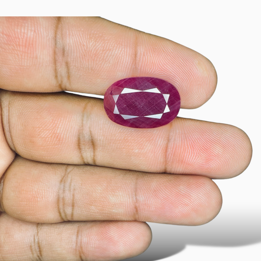 Natural Ruby Oval 14.8 Carats From India