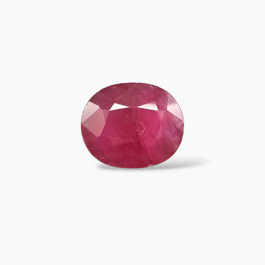 Natural Ruby Oval Cut 3.01 Carats,  Afghanistan Origin - IDL Certified