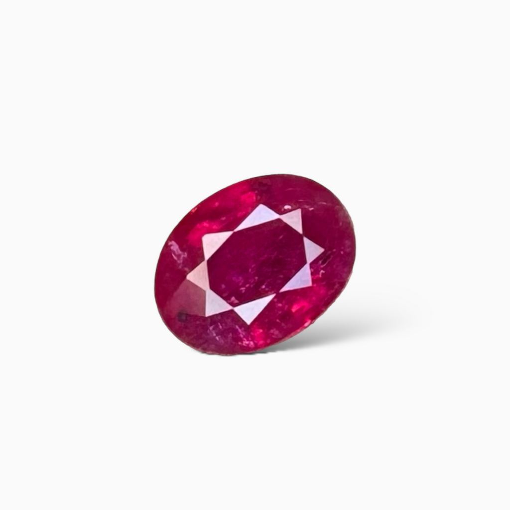 Natural Ruby Oval Shape 1.23 Carats From Mozambique
