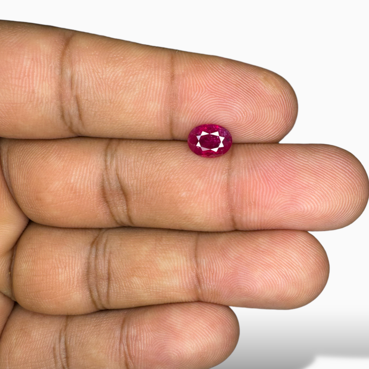Natural Ruby Oval Shape 1.23 Carats From Mozambique