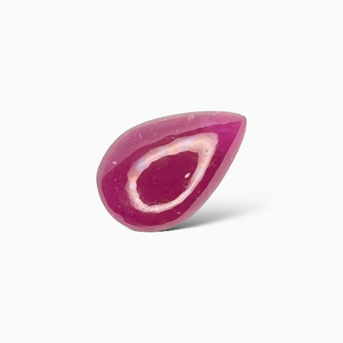 Natural Ruby Pear Cabochon  2.14 Carats 11x7mm From India