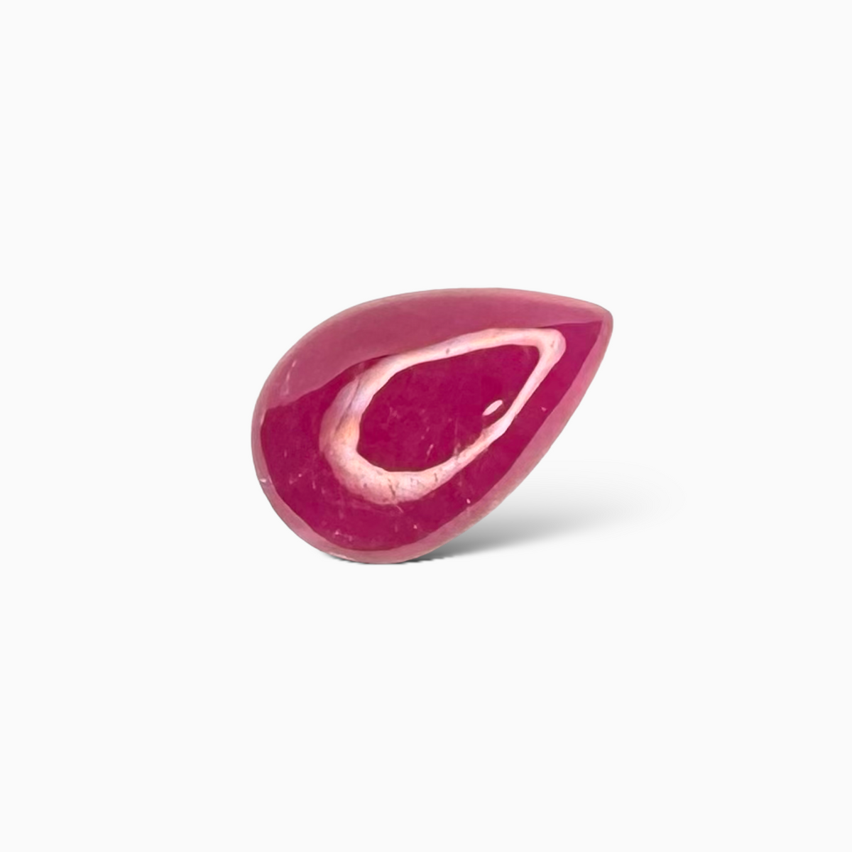 Natural Ruby Pear Cabochon  2.25 Carats 11x7mm From India