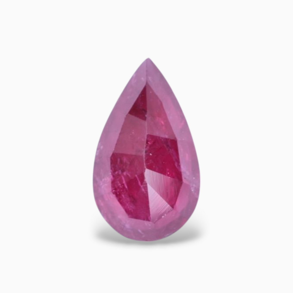 Natural Ruby Stone 1.20 Carats Pear Shape 8.66x5.12x3.14mm Size