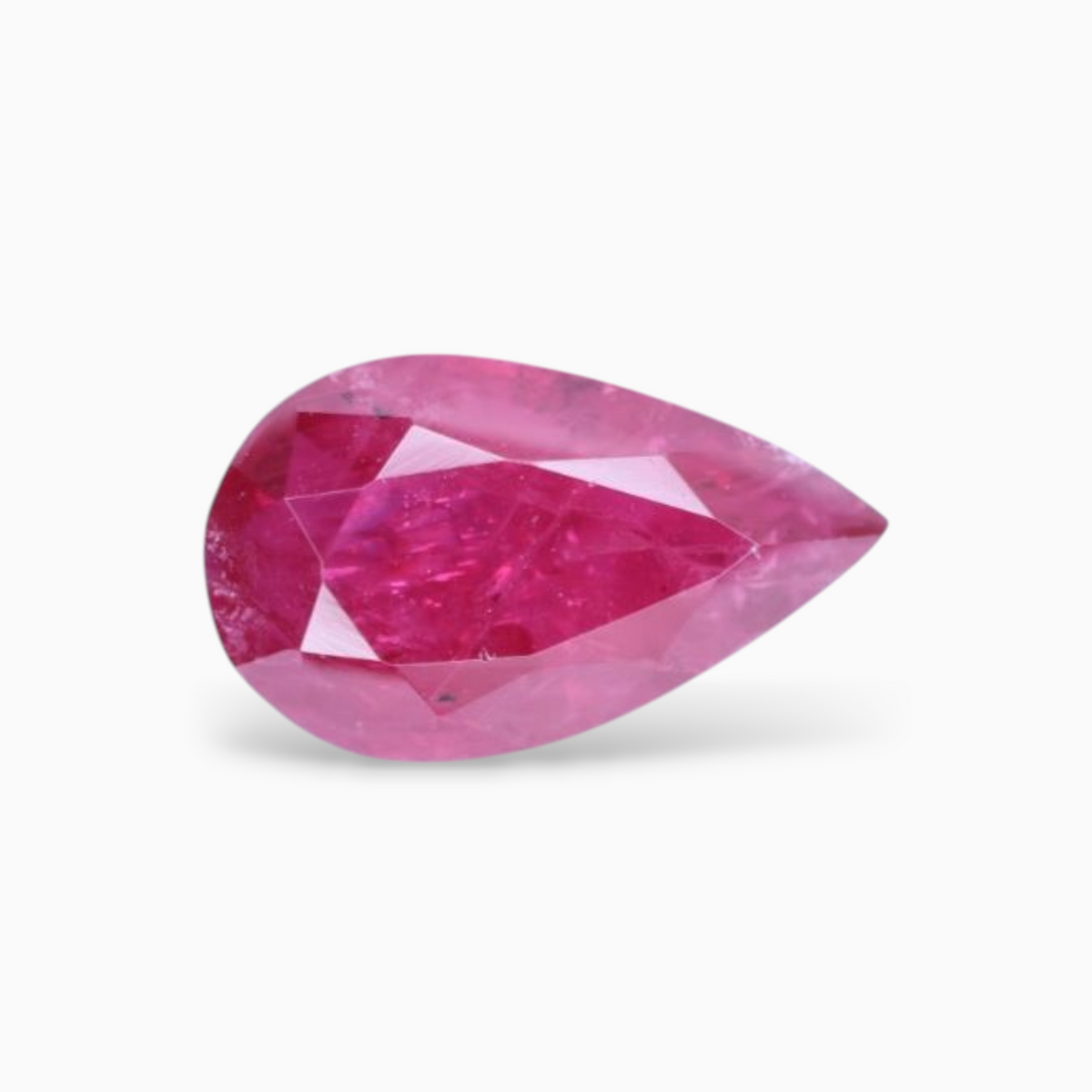 Natural Ruby Stone 1.20 Carats Pear Shape 8.66x5.12x3.14mm Size