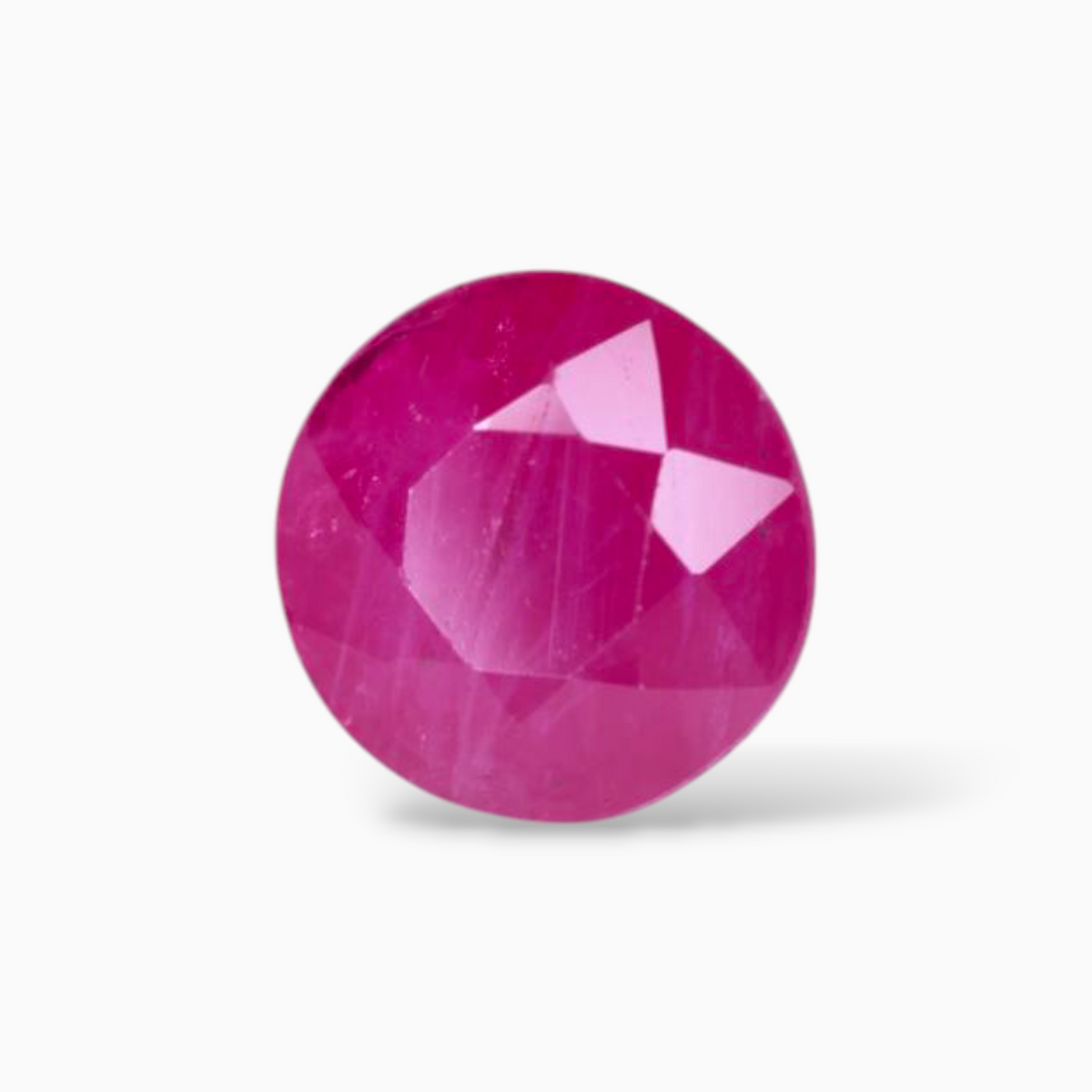 Natural Ruby - 1.56ct Round 6.3mm Genuine Gemstone