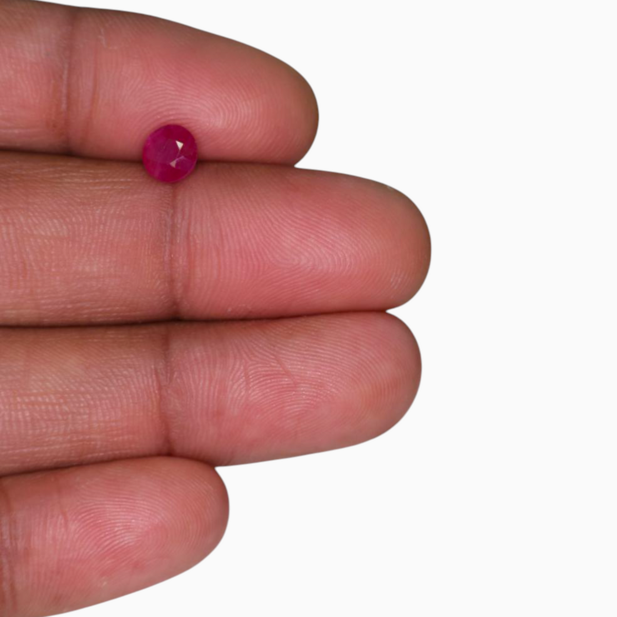 Natural Ruby - 1.56ct Round 6.3mm Genuine Gemstone