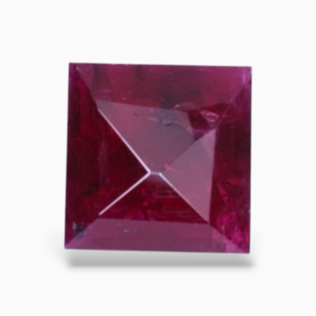 Natural Ruby Stone 1.64 Carats Square Shape 7.13x7.04×2.73mm Size