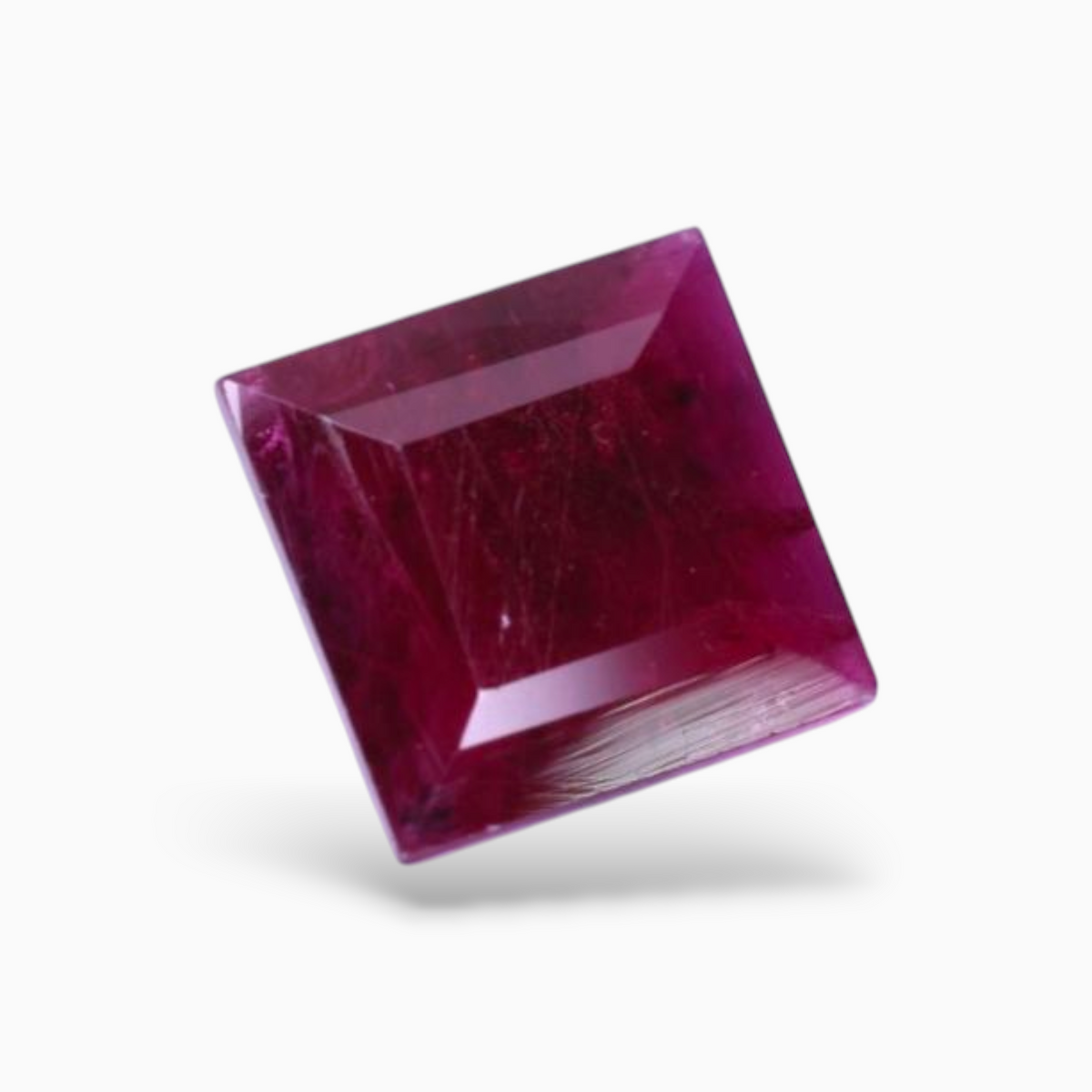 Natural Ruby Stone 1.64 Carats Square Shape 7.13x7.04×2.73mm Size