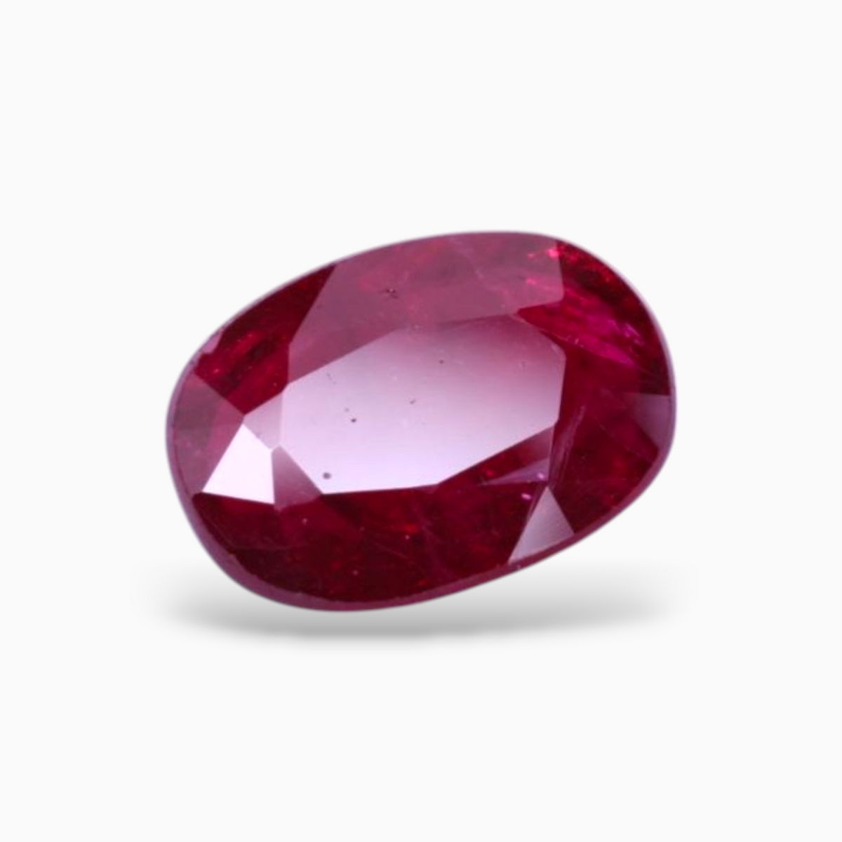 Natural Ruby Stone 1.75 Carats Oval Shape 9.70x6.76x2.52mm Size