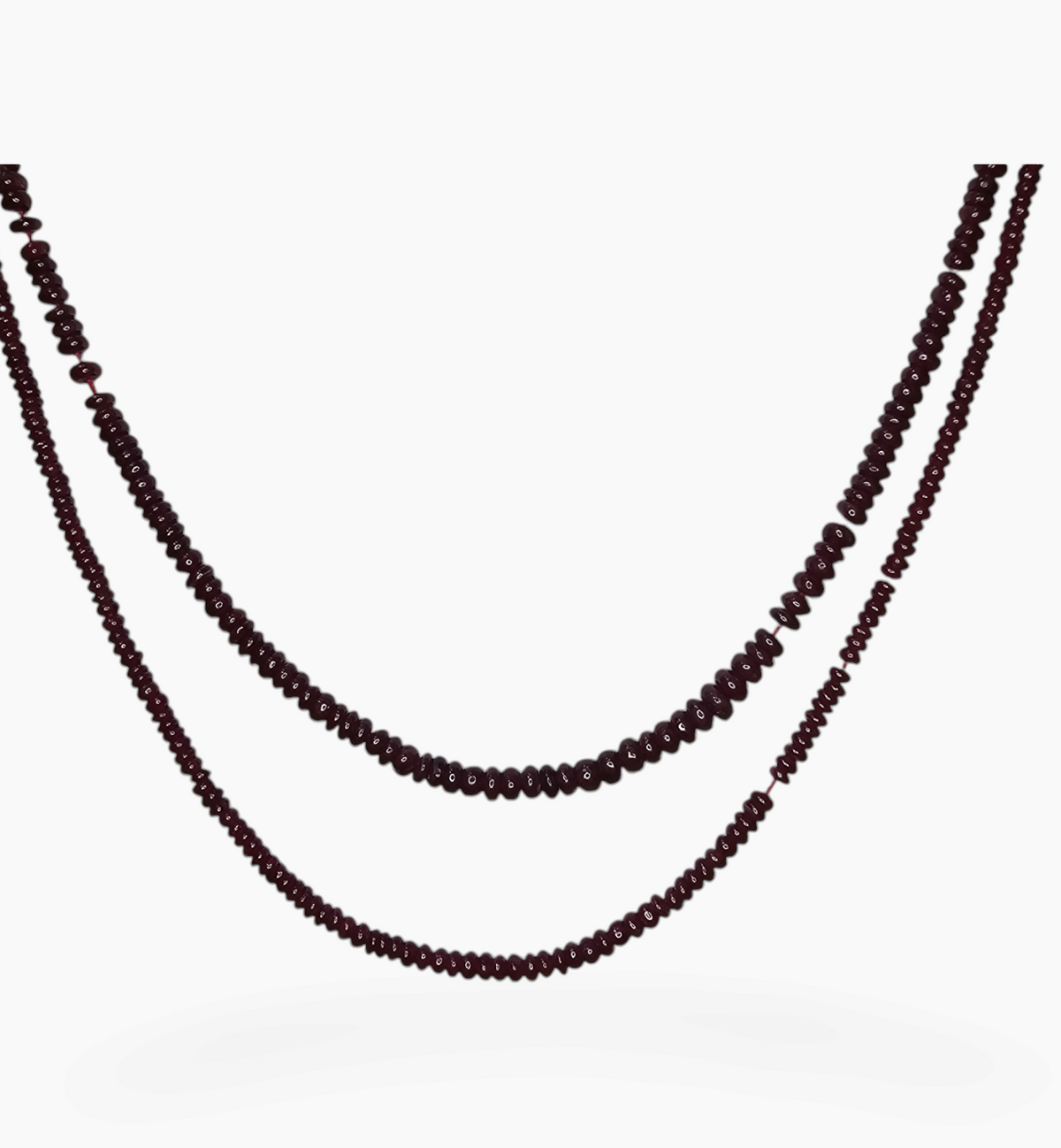 Natural Ruby Gemstone Beads 111.51 Carats 3-4 mm Round Shape