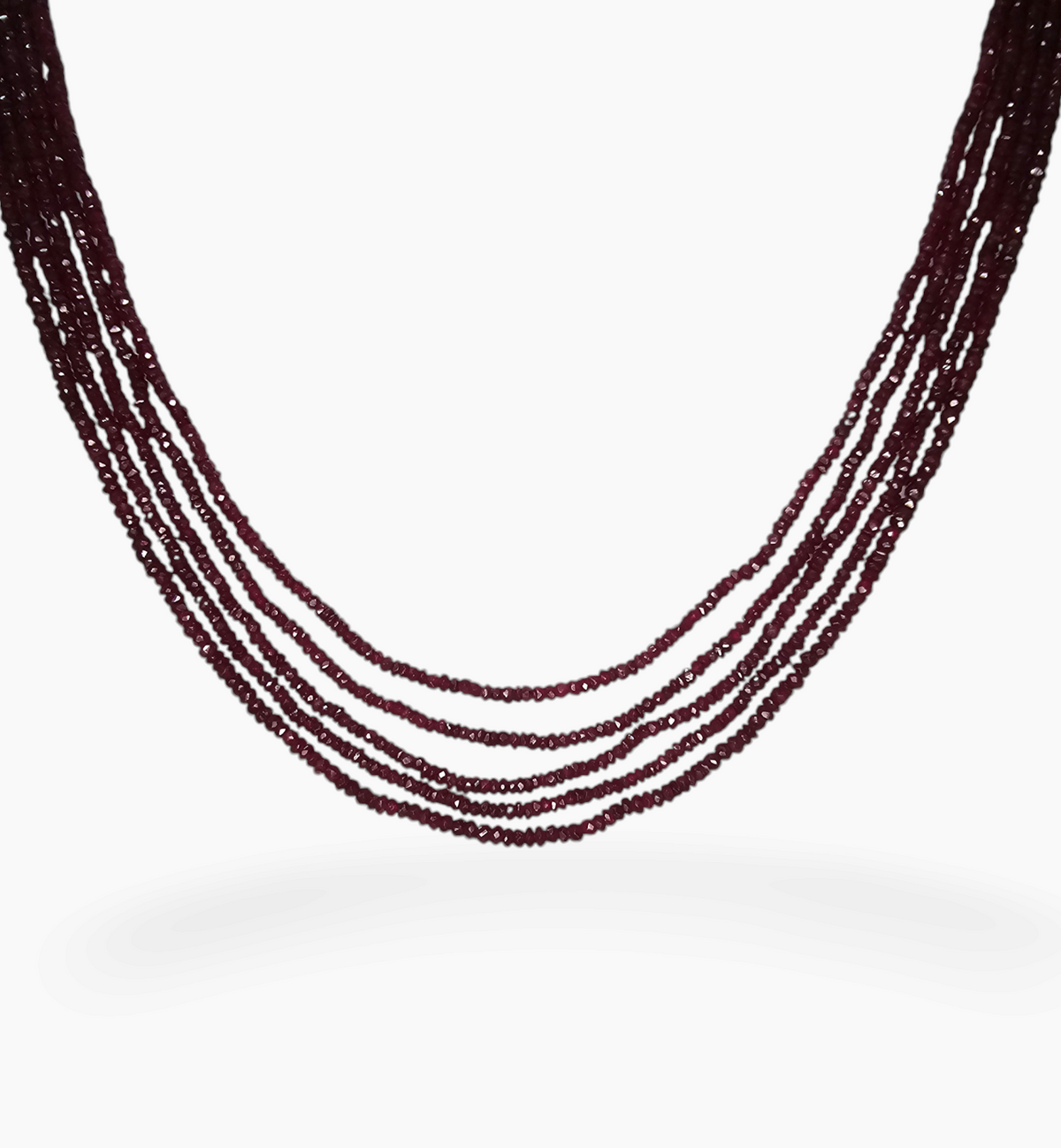 Natural Ruby Beads 164.17 Carats 2-3 mm Round Shape