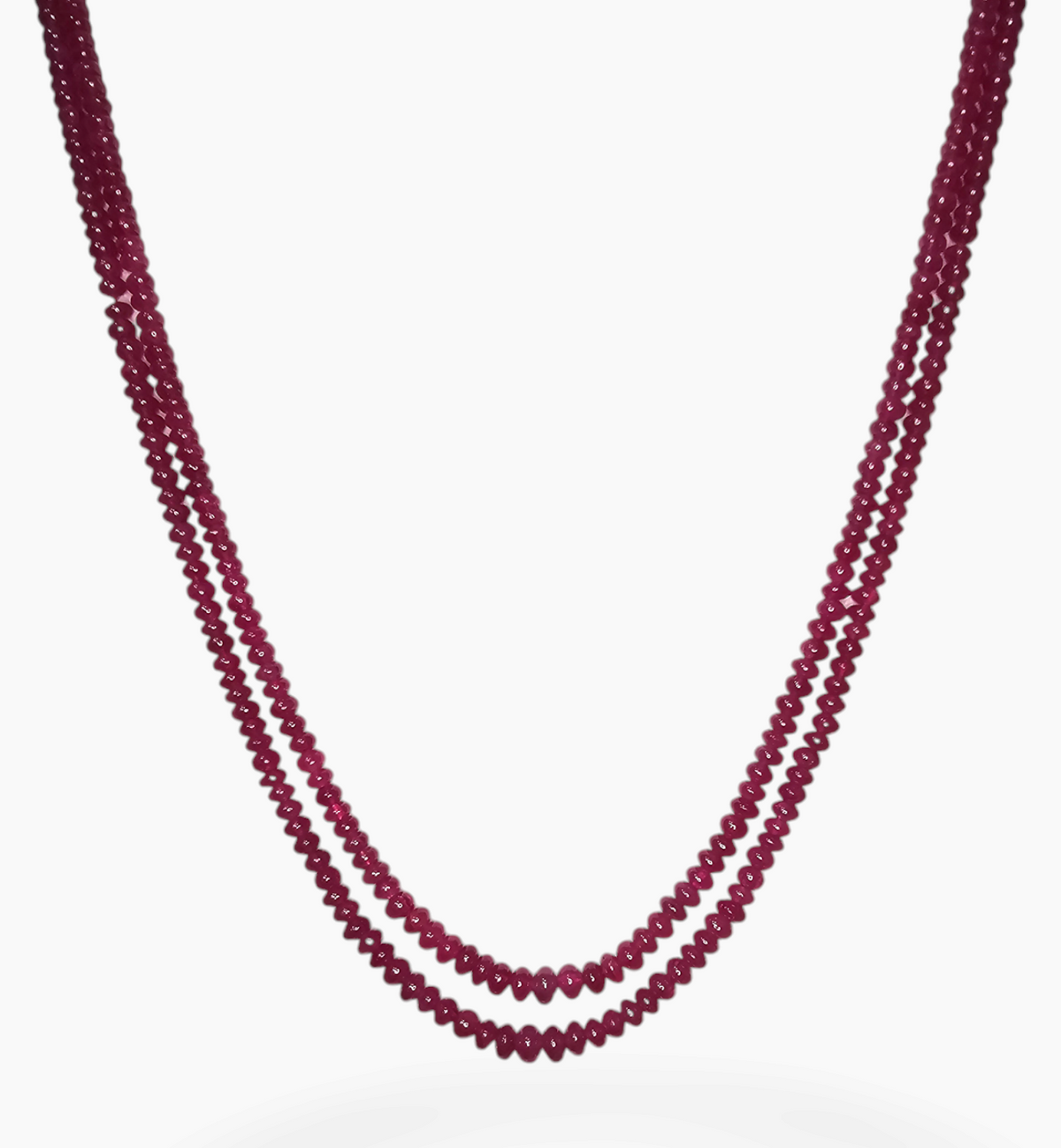 Natural Ruby Beads 208.33 Carats 3-6mm Round Shape