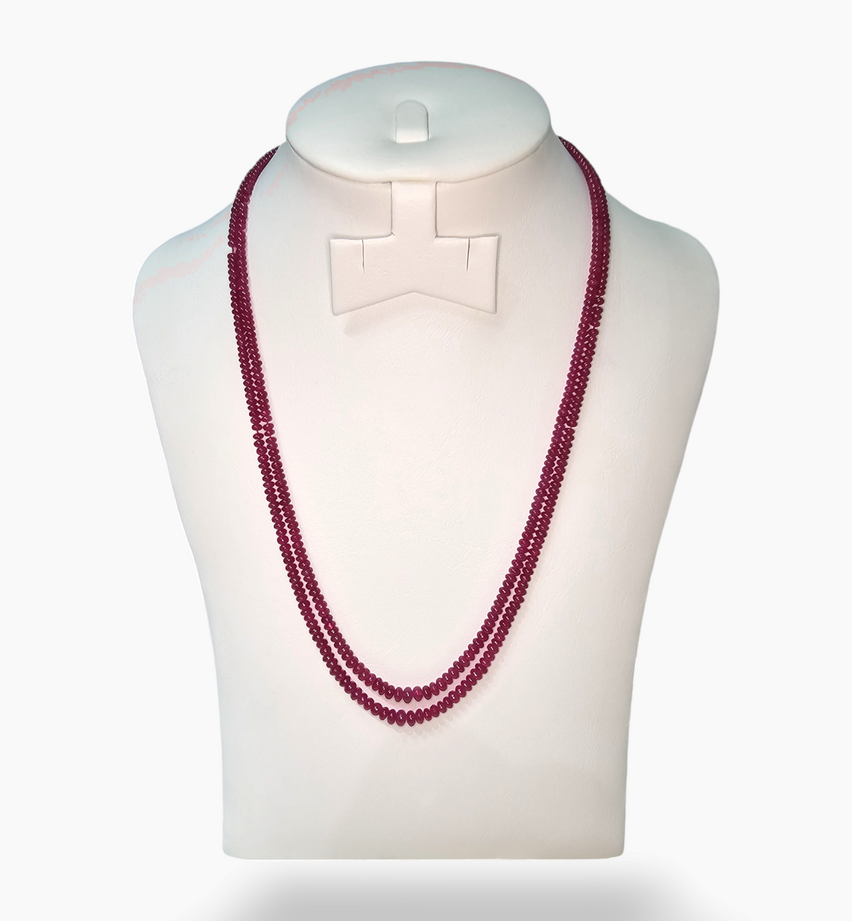 Natural Ruby Beads 208.33 Carats 3-6mm Round Shape