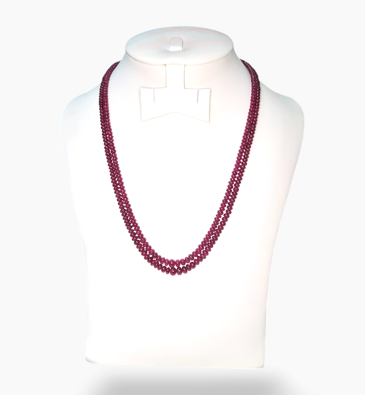 Natural Ruby Beads 268.89 Carats 3- mm Round Shape