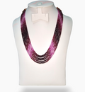 Natural Ruby Beads 406.84 Carats 3-4mm  Round Shape