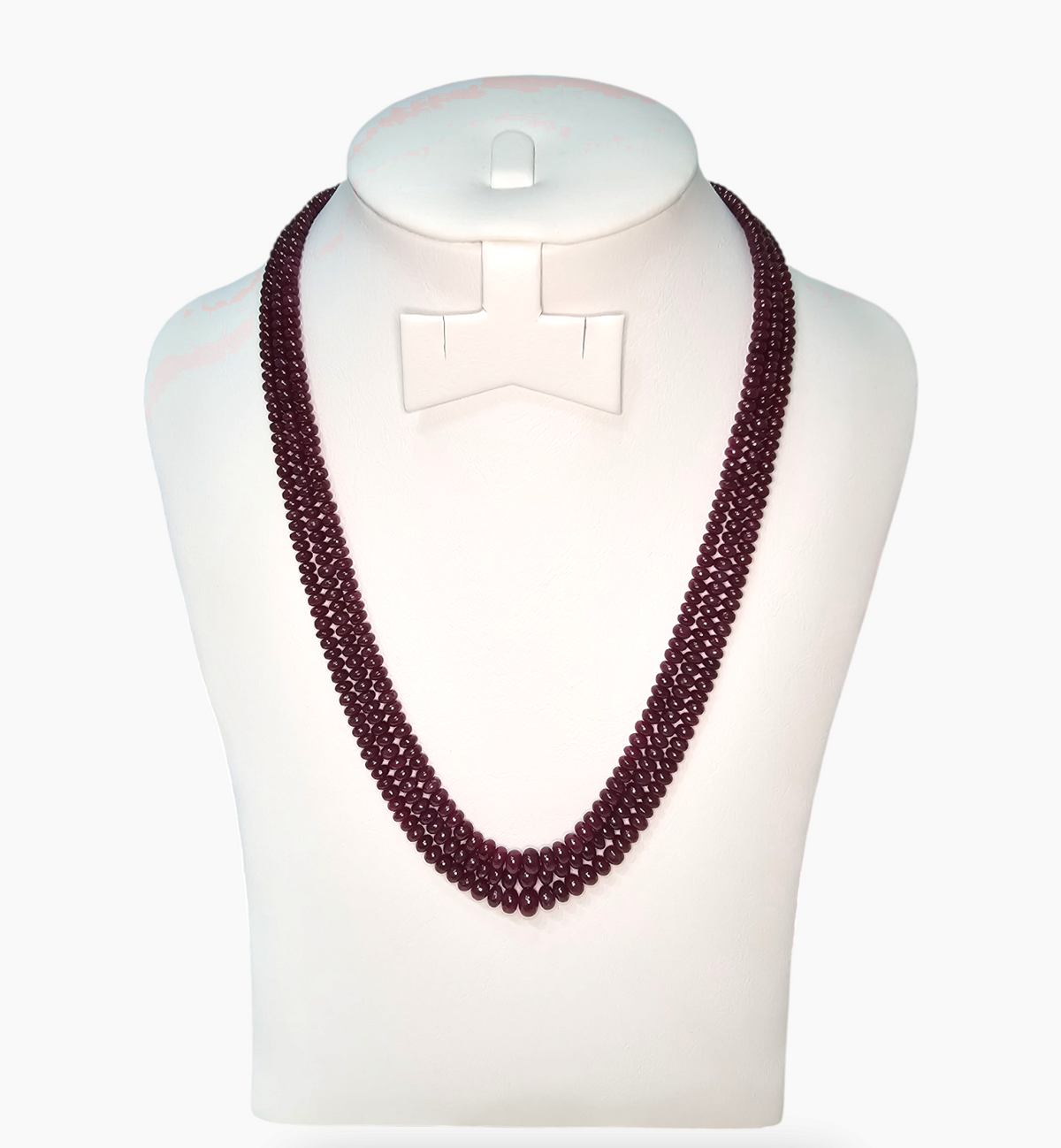 Natural Ruby Beads 430.12 Carats 4-11  mm Round Shape