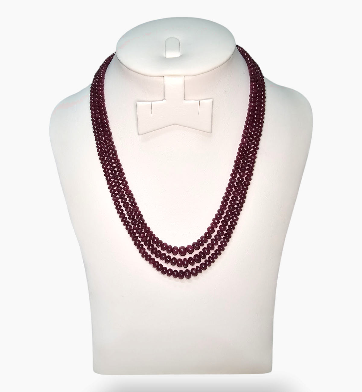 Natural Ruby Beads 475.22 Carats 4.5-6.5mm  Round Shape