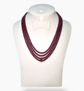 Natural Ruby Beads 507.80  Carats 4.5-9 mm Round Shape