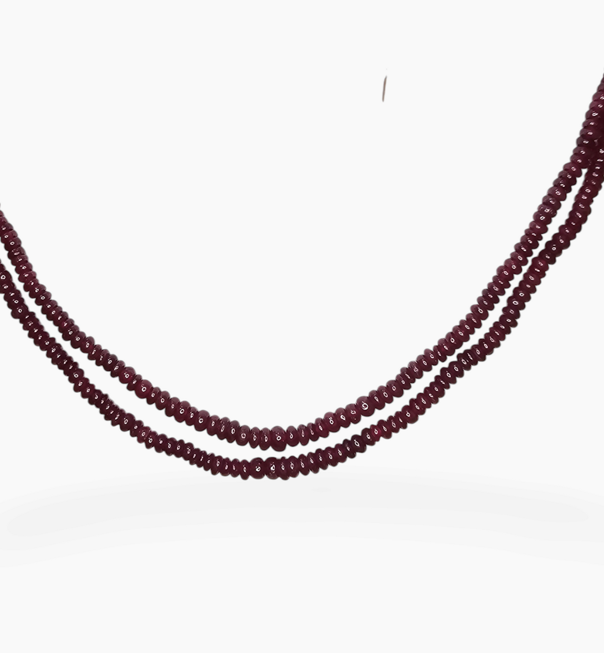 Natural Ruby Beads 81.64 Carats 2-4mm Round Shape
