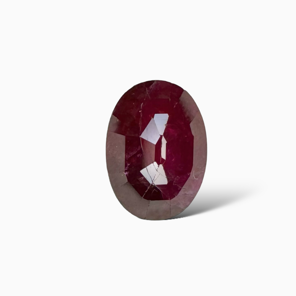Natural Ruby Stone Oval  Cut 2.05 Carat (Heated) From Mozambique-IDL Certified