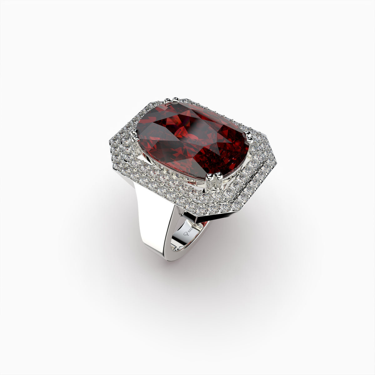 Natural Mozambique Ruby Ring - Eden