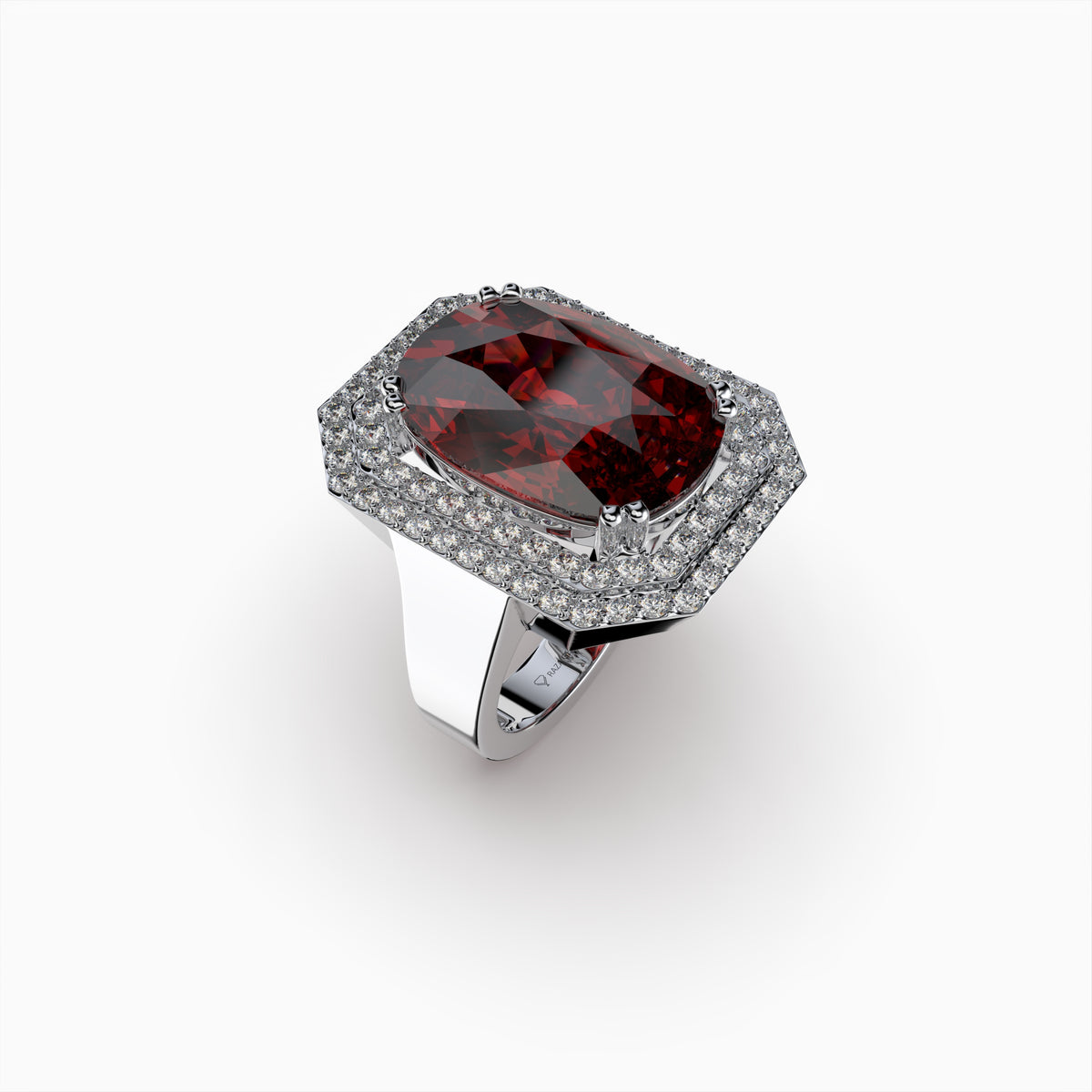 Natural Mozambique Ruby Ring - Eden