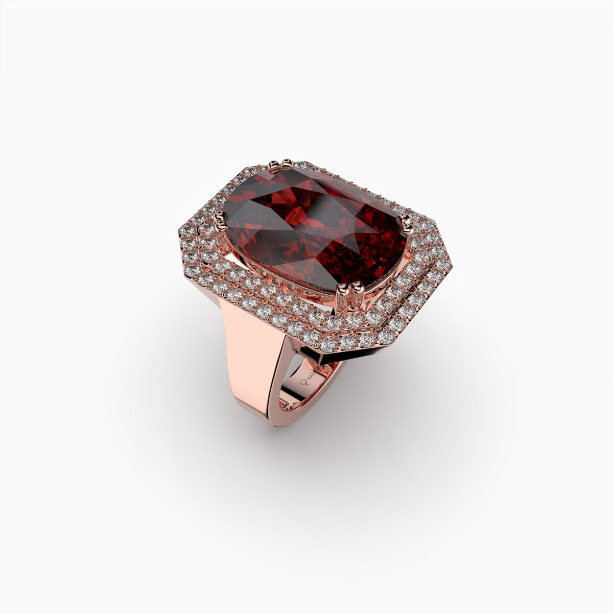 Natural Mozambique Ruby Ring - Eden