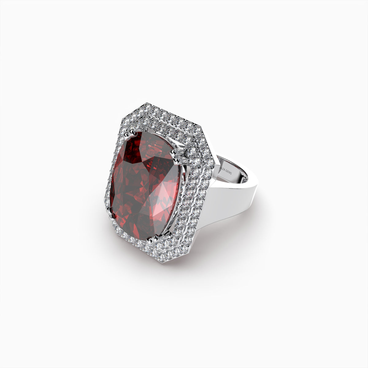 Natural Mozambique Ruby Ring - Eden