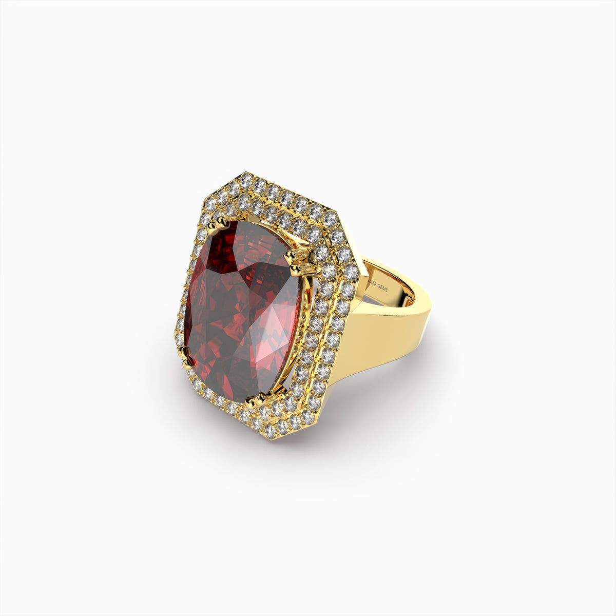 Natural Mozambique Ruby Ring - Eden