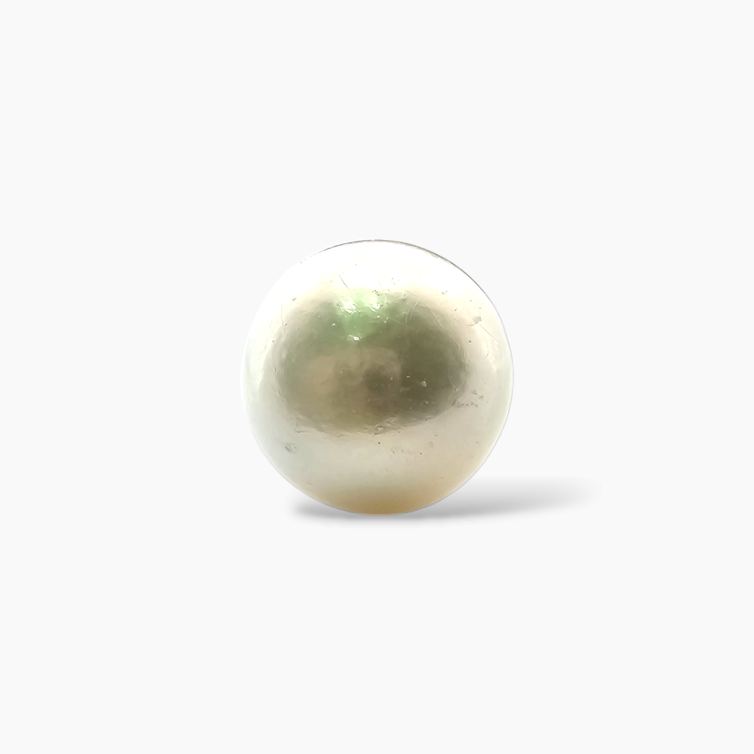 Natural South Sea Pearl Stone 10.17 Carats Round Cut (11 mm)