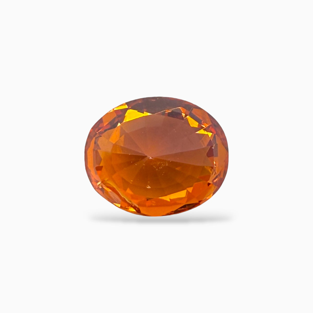 Natural Spessarite Garnet Oval 2.43 Carats 8.72 x 7.20 x 4.70 mm