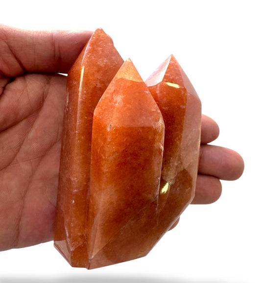 Natural Strawberry Quartz - Red Quartz - Sunstone Crystal Stones