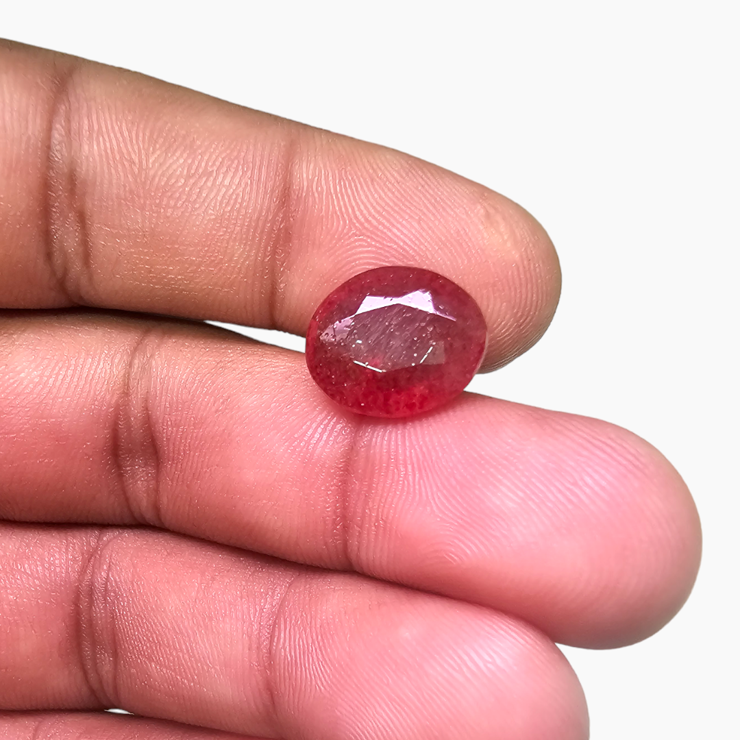 Natural Sunstone 6.32 Carats Oval Cabochon Shape ( 13.5x11  mm )