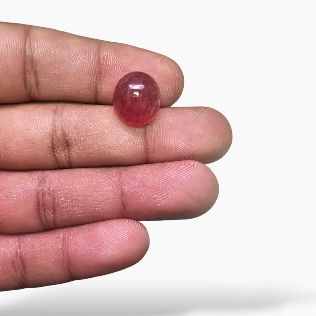 Natural Sunstone 8.69 Carats Oval Cabochon Shape ( 13x12 mm )
