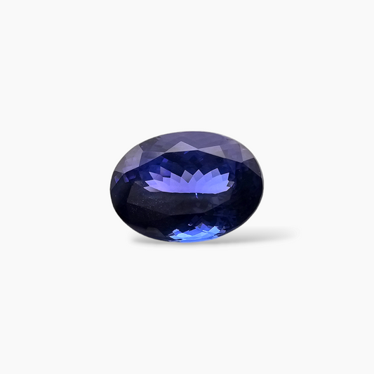 Natural Tanzanite Blue Gemstone in 6.28 with 13 by 9 MM for Sale