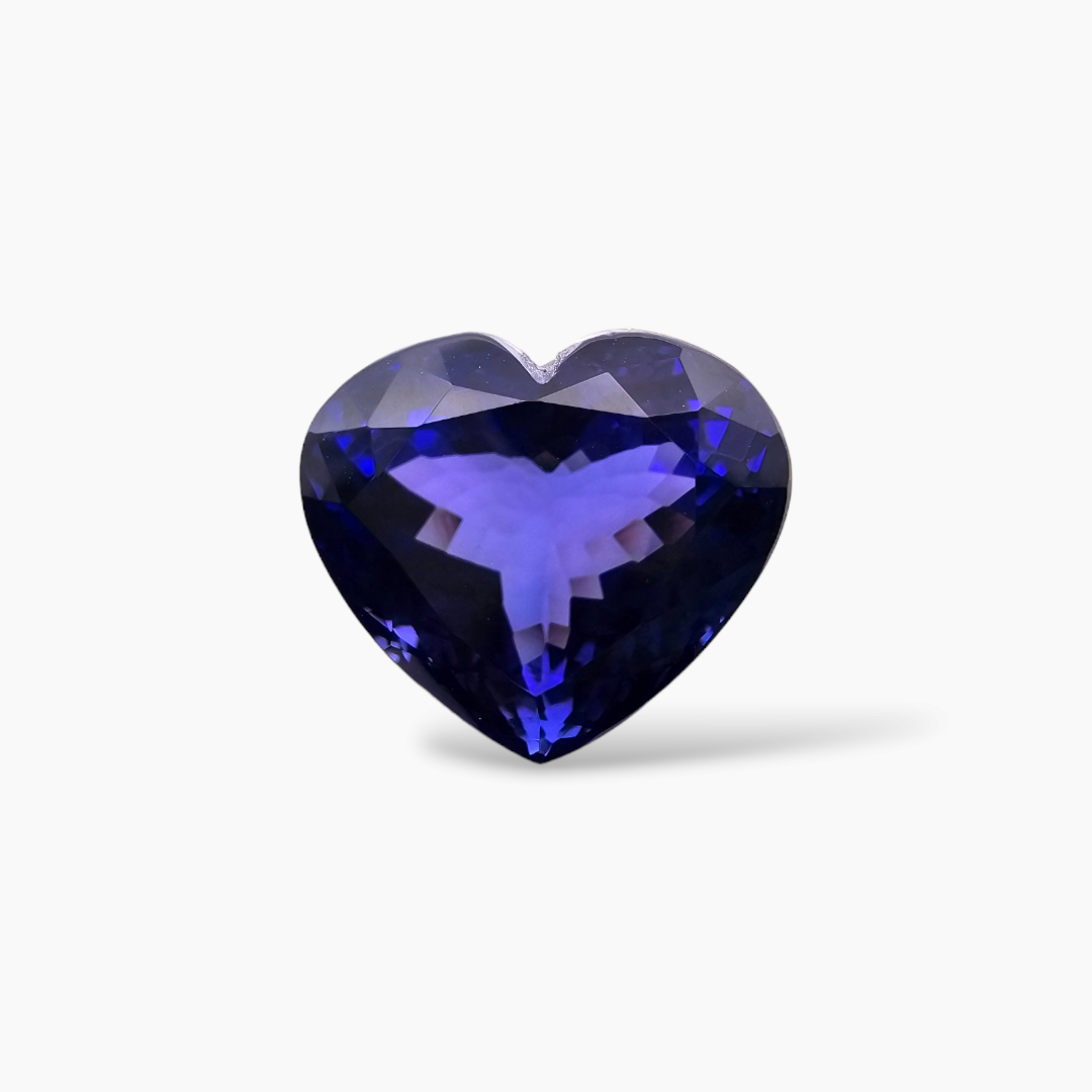 Natural Tanzanite Gemstone 13.31 Carats in Heart Shape from Africa
