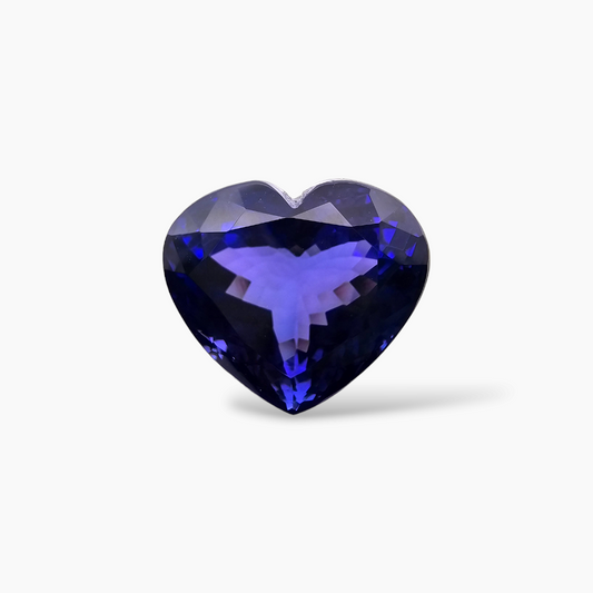 Natural Tanzanite Gemstone 13.31 Carats in Heart Shape from Africa
