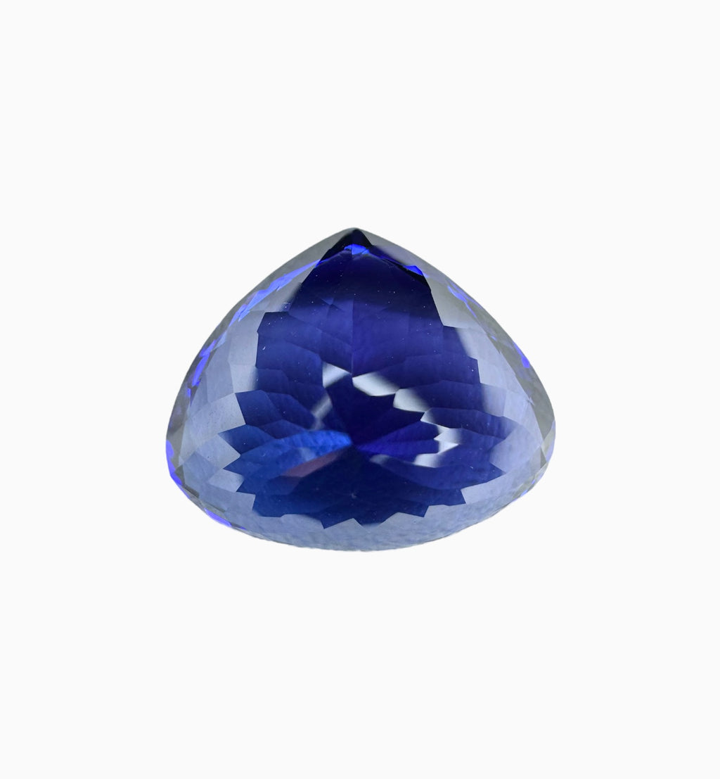 Natural Tanzanite Heart Shape Stone 19.88 Carats 15.2 X 18.4 mm