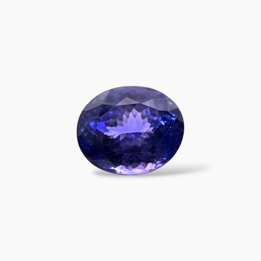Natural Tanzanite Oval Stone in 6.7 Carats with 11 by 9 MM for Sale