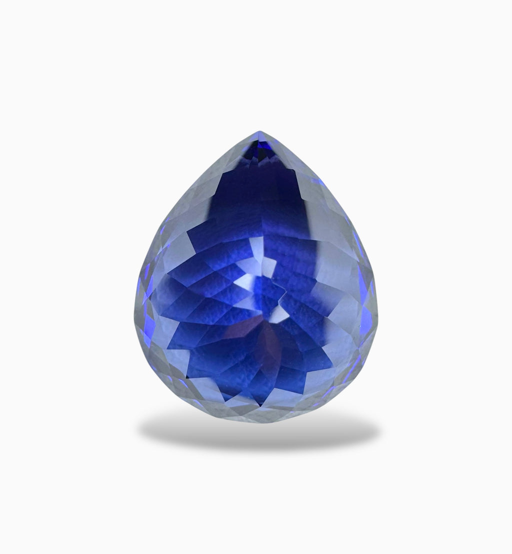 Natural Tanzanite Pear Stone 16.72 Carats 17.8 X 14.7 mm