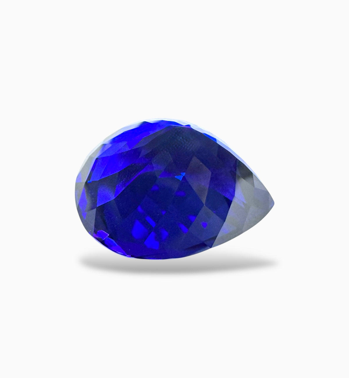 Natural Tanzanite Pear Stone 16.72 Carats 17.8 X 14.7 mm