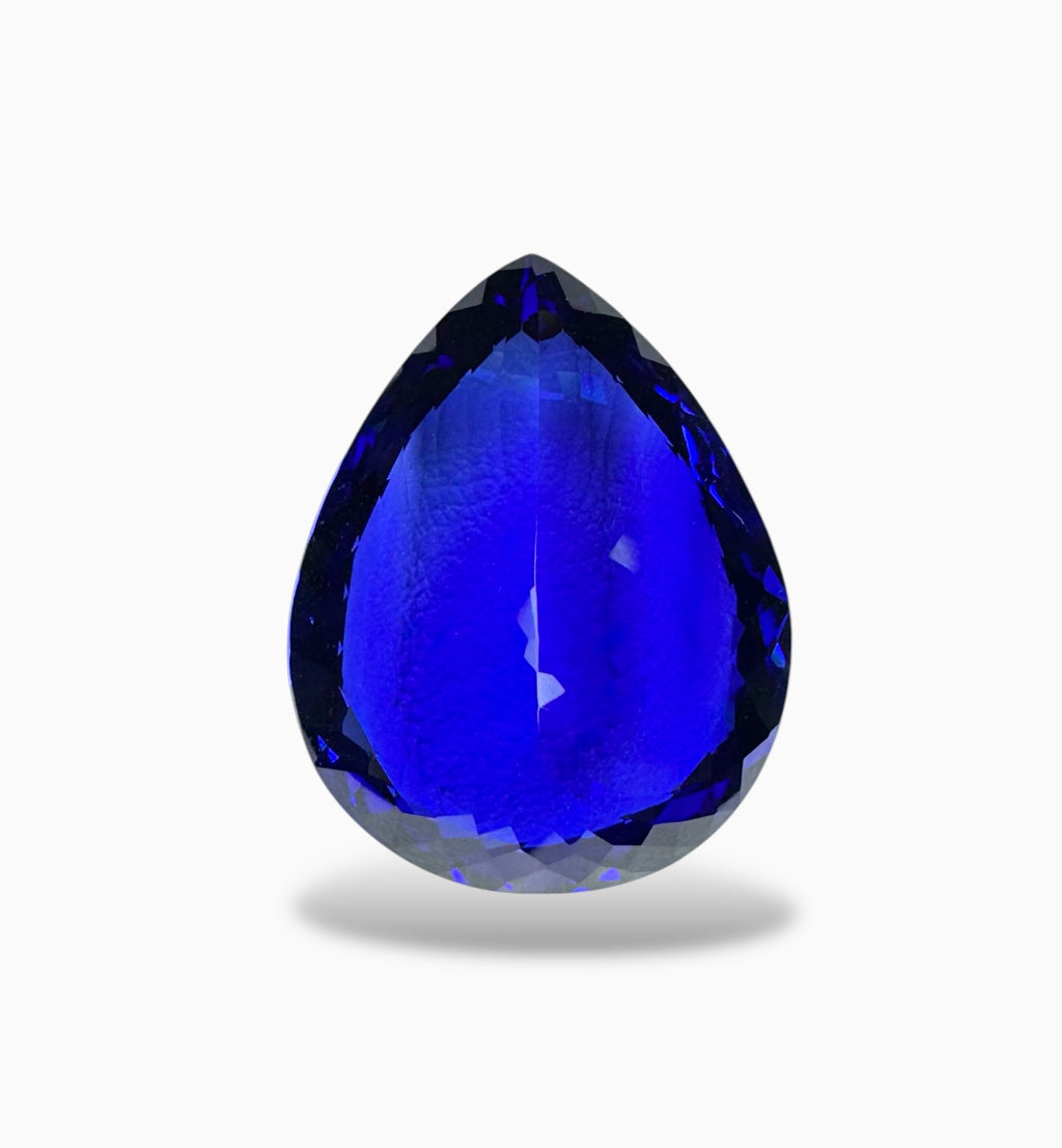 Natural Tanzanite Pear Stone 35.02 Carats 25 X 19.9 mm